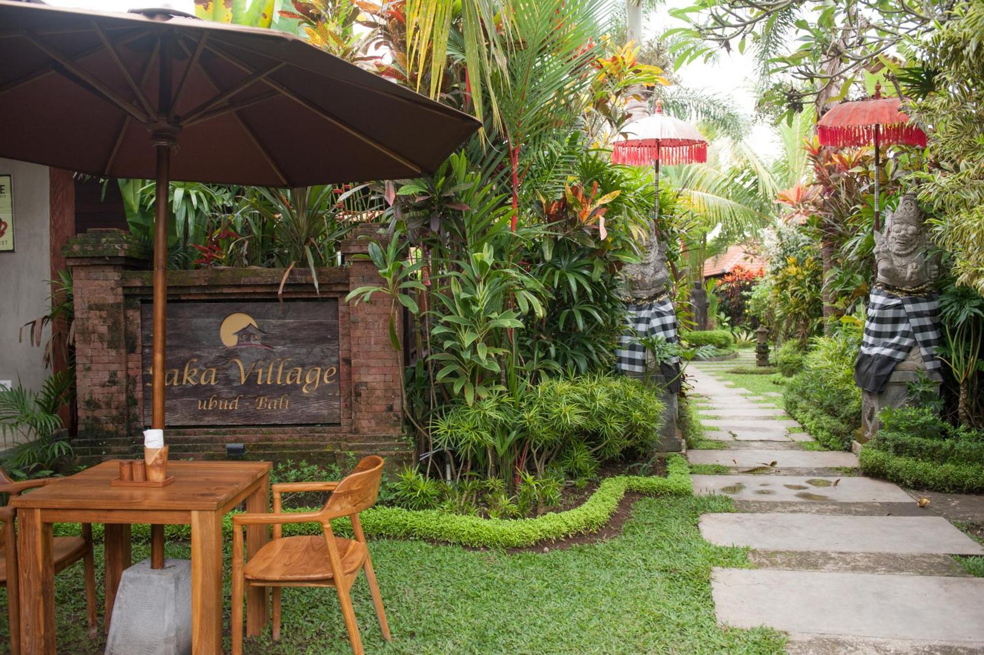 Saka Village Resort Ubud Bagian luar foto